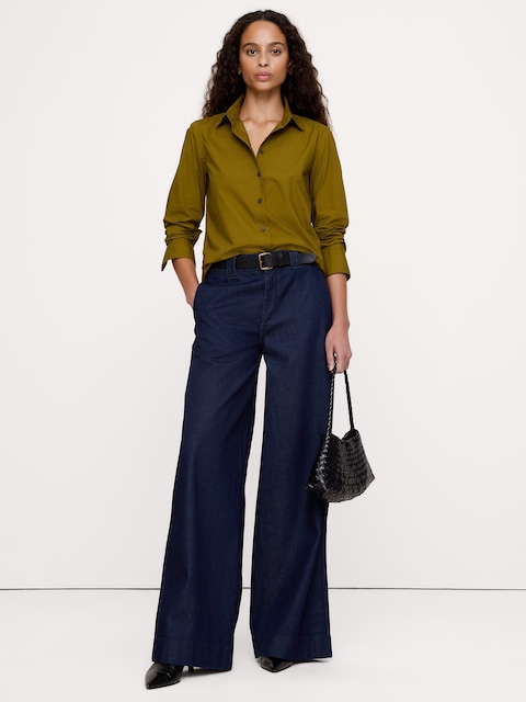 The Everyday Shirt in Cotton Poplin