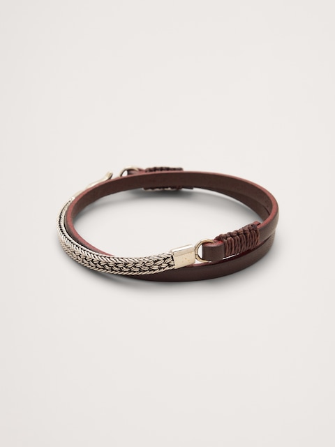 Artisan Woven Leather Bracelet by Caputo And Co