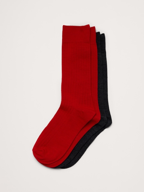 Breathe Merino-Blend Socks 2-Pack