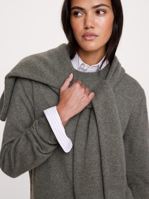 Lightweight Cashmere Crew-Neck Sweater